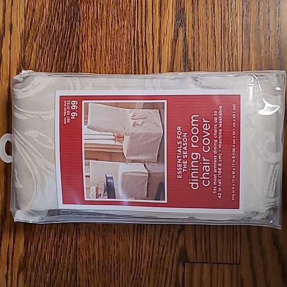 Dining room chair covers in cream.  Set Of 3 - Picture 1 of 1